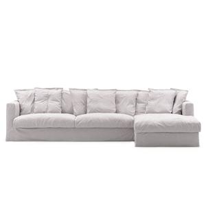 Canapé 3 places Decotique Le Grand Air Divan droit Gris brumeux