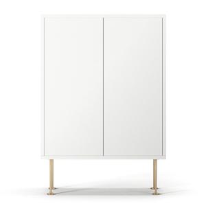 Meuble Decotique Vogue 64 Blanc/ Laiton