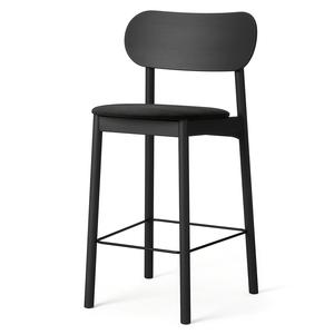 Tabouret de bar Decotique Elephant Noir/ velours Noir