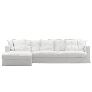 Canapé 3 Places Decotique Le Grand Air Divan Gauche Blanc
