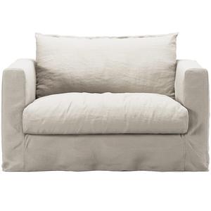 Fauteuil Love Seat Decotique Le Grand Air Nou Blanc Crème