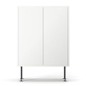 Meuble Decotique Vogue 64 Blanc/ Noir