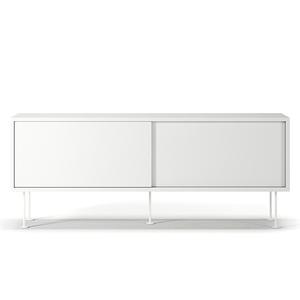 Meuble TV Decotique Vogue avec Pieds 136 Blanc