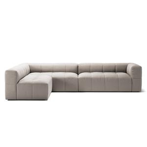 Canapé 4 Places Decotique Mure avec Extrémité Ouverte à Gauche, Sandshell/ Beige
