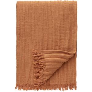 Couvre-lit froissé Decotique 130x170 Marron clair