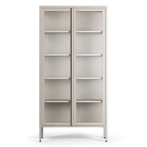 Meuble de Rangement 90x180 cm Gris Galet
