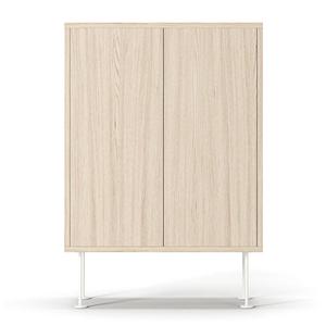 Meuble Decotique Vogue 64 Chêne Pigmenté Blanc/ Blanc