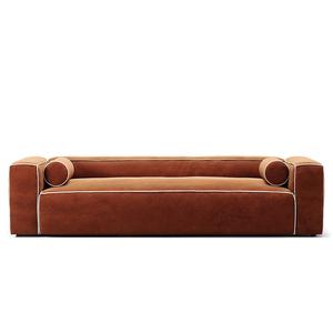 Canapé 3 Places Decotique Gar Moonwhite/ Cuivre