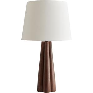 Lampe à poser Decotique Fiber en chêne foncé