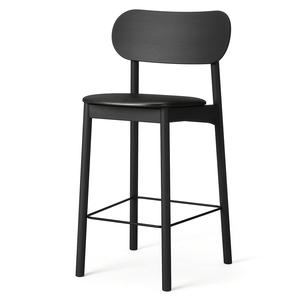 Tabouret de Bar Decotique Elephant Noir/ Cuir Noir