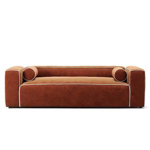 Canapé 2 Places Decotique Grand Hue Moonwhite/ Cuivre