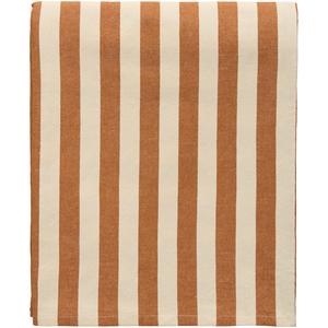 Nappe Decotique Block Stripe 140x240 Brun