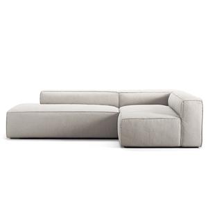 Canapé 3 Places Decotique Grand, Ouvert Côté Gauche, Moonwhite