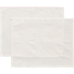 Decotique Sienna Set de Table 35x45 Lot de 2 Blanc