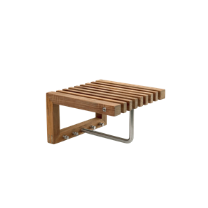 Porte-manteau Cutter Mini de La Collection Skagerak de Fritz Hansen, en Teck et Acier Inoxydable