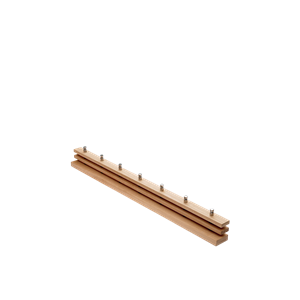 Porte-manteau Cutter de La Collection Skagerak de Fritz Hansen, 100 Cm, Chêne/acier Inoxydable