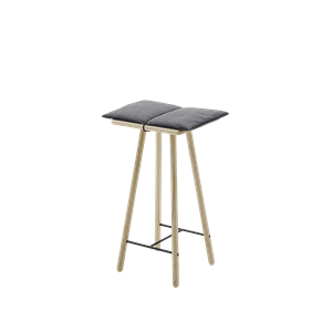 Fritz Hansen Skagerak Collection Georg Tabouret de Bar Bas Chêne/Gris Foncé