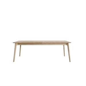Table de Salon Extensible Ro Collection 100x220-320 cm Chêne Savonné