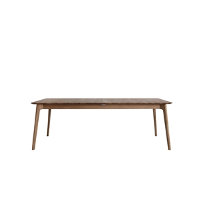 Table Extensible de Salon Ro Collection 100x220-320 cm Chêne Fumé
