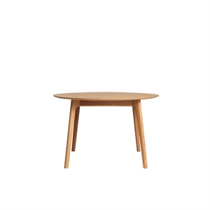 Table Extensible de Salon Ro Collection Ø120 Chêne Huilé