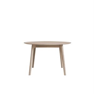 Table Extensible de Salon Ro Collection Ø120 Chêne Savonné