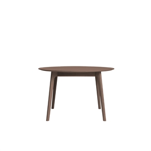 Table de Salon Extensible Ro Collection Ø120 Chêne Fumé