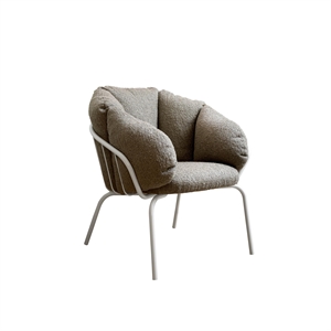 Fauteuil Maze Same Easy Blanc/Taupe