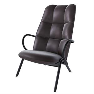 Fauteuil Haut Cissy TON Noir/ Prescott 289 Root