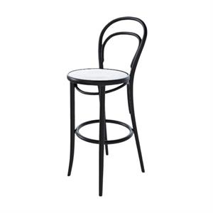 Tabouret de Bar TON N° 14, 61 cm , Noir