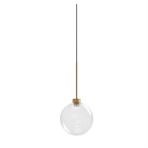 Suspension Karman Opium 1 Ø20 Transparent/ Aluminium/ Bronze