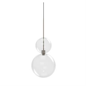Suspension Karman Opium 2 en Aluminium Transparent /semi-brillant