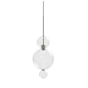 Suspension Karman Opium 3 en Aluminium Transparent /semi-brillant