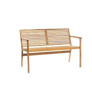 Banc de Jardin en Teck Sibast Furniture RIB pour 2,5 Personnes