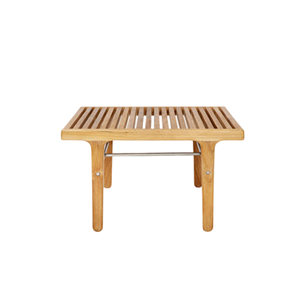 Table Basse D'extérieur RIB 60 en Teck de Sibast Furniture