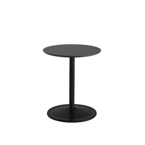 Table Basse Muuto Soft Noir Ø41 H48