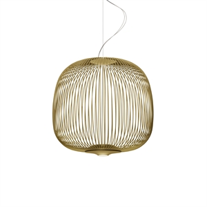 Suspension Foscarini Spokes 2 Midi avec LED Or
