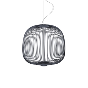 Suspension Foscarini Spokes 2 Midi avec LED Gris
