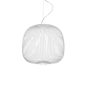 Suspension Foscarini Spokes 2 Midi avec LED Blanc