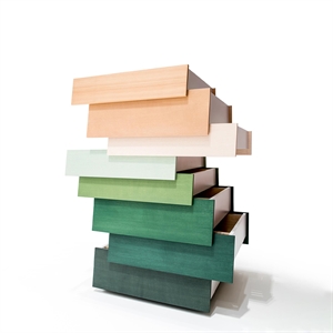 Commode Stack de La Established & Sons, Couleur Sauge