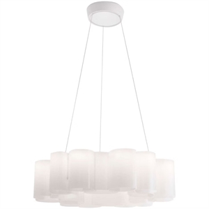 Suspension Miel Stilnovo Ø58 Blanc