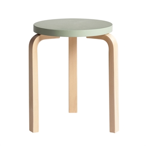 artek 60 Tabouret Vert/ Bouleau