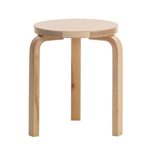 Tabouret Artek 60 en bouleau sauvage