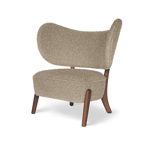 Fauteuil Mazo TMBO Nobilis/Taiga Taupe/Chêne Fumé