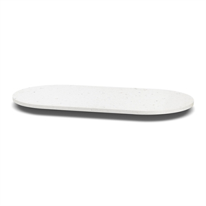 Plateau de Table TipToe Oblong 100x50cm Plastique Recyclé Blanc