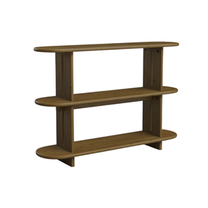 Bibliothèque We Do Wood Tesa en Pin Fumé