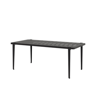 TipToe Midi Table D'extérieur 190 x 90 cm Noir Graphite