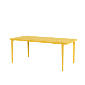 TipToe Midi Table D'extérieur 190 x 90 cm Jaune Soleil