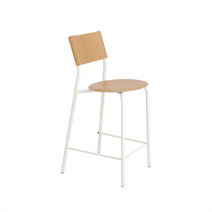Tabouret de Bar TipToe SSD 65 cm Chêne/Blanc Crème