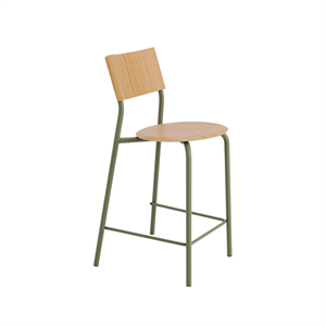 Tabouret de Bar TipToe SSD 65 cm Chêne/Vert Kaki
