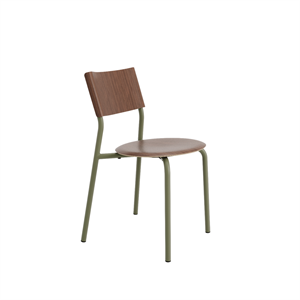 Chaise de Salle à Manger TipToe SSD, Noyer/vert Kaki